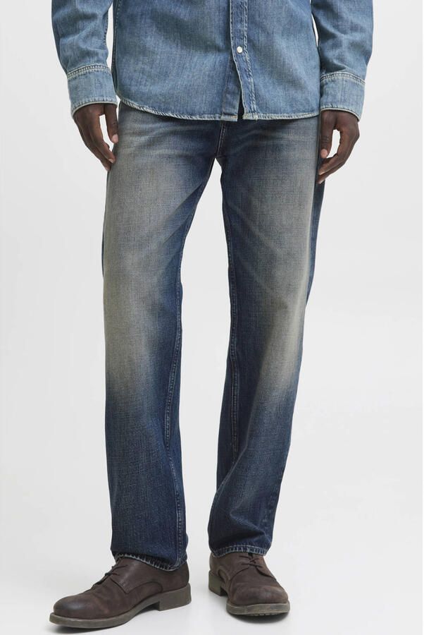 JACK & JONES JEANS INTELLIGENCE JJICHRIS JJORIGINAL relaxed loose fit jeans blue denim