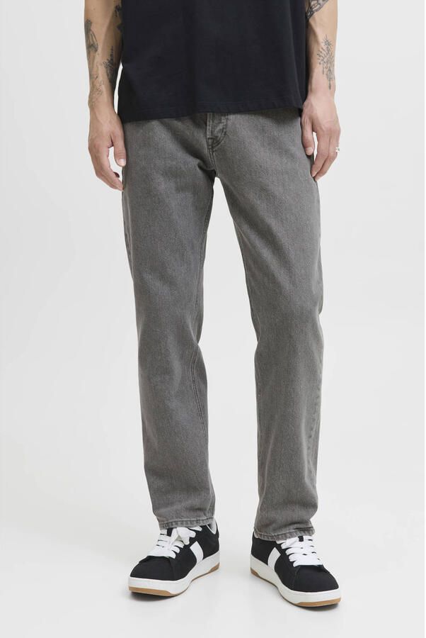 JACK & JONES JEANS INTELLIGENCE JJICHRIS JJORIGINAL relaxed loose fit jeans grey denim