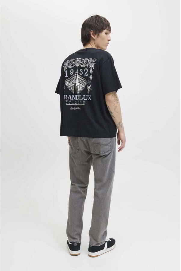 JACK & JONES JEANS INTELLIGENCE JJICHRIS JJORIGINAL relaxed loose fit jeans grey denim - Foto 2