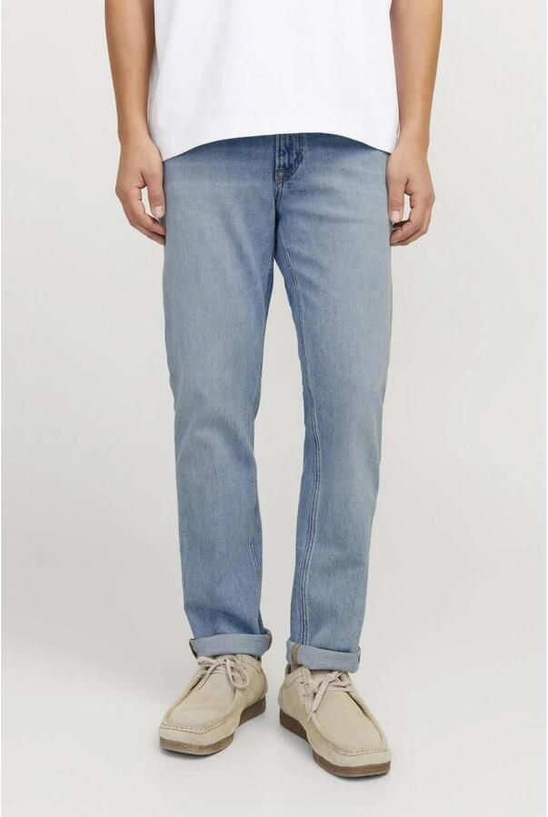 Jack & Jones Regular fit jeans JJICLARK in used-look stretchcomfort en lage taille - Foto 2