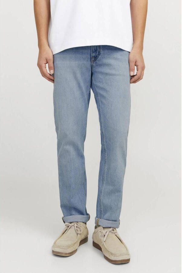 Jack & Jones Regular fit jeans JJICLARK in used-look stretchcomfort en lage taille - Foto 2
