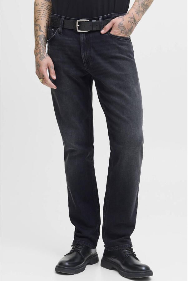 Jack & Jones Regular fit jeans JJICLARK in used-look stretchcomfort en lage taille