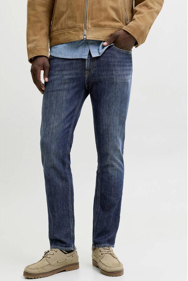 JACK & JONES JEANS INTELLIGENCE JJICLARK JJORIGINAL regular fit jeans blauw