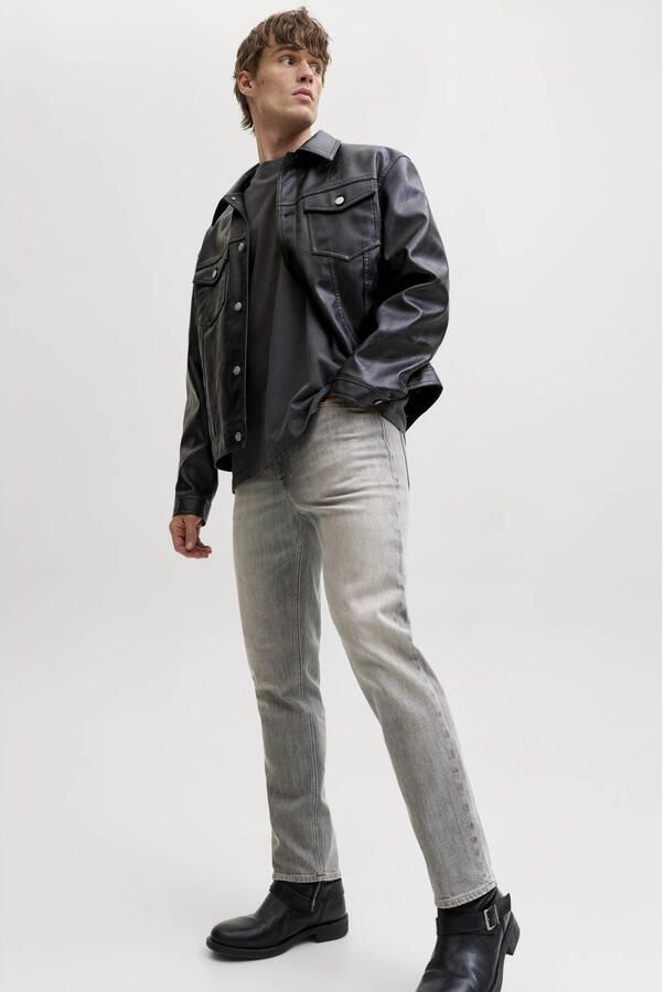 JACK & JONES JEANS INTELLIGENCE JJICLARK JJORIGINAL regular fit jeans grey denim - Foto 3