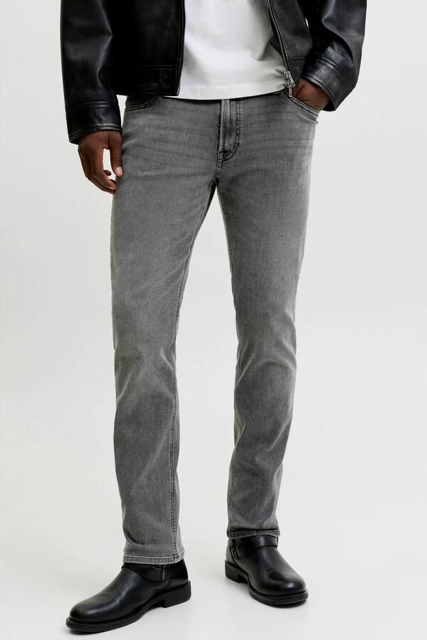 JACK & JONES JEANS INTELLIGENCE JJICLARK JJORIGINAL regular fit jeans zwart