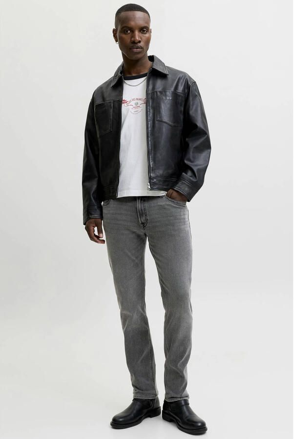 JACK & JONES JEANS INTELLIGENCE JJICLARK JJORIGINAL regular fit jeans zwart - Foto 2
