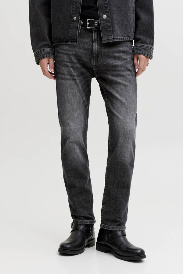 JACK & JONES JEANS INTELLIGENCE JJICLARK JJVINTAGE regular fit jeans black denim