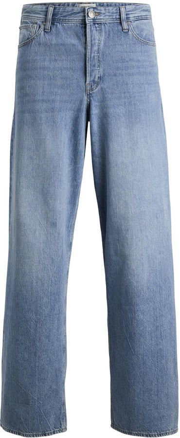 JACK & JONES JEANS INTELLIGENCE JJIDAVE JJORIGINAL wide leg jeans medium blue denim - Foto 7