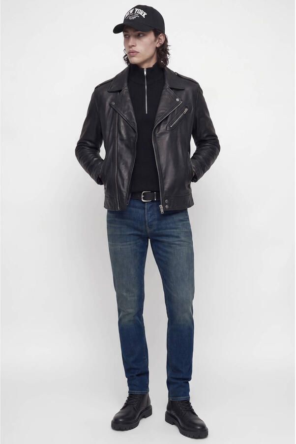 JACK & JONES JEANS INTELLIGENCE JJIGLEN JJICON slim fit jeans blauw - Foto 2
