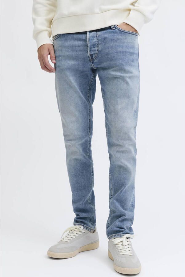 JACK & JONES JEANS INTELLIGENCE JJIGLENN JJCOOPER slim fit jeans light blue denim