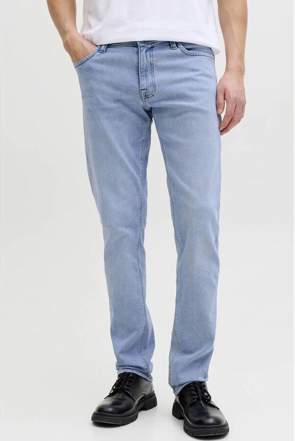 JACK & JONES JEANS INTELLIGENCE JJIGLENN JJFELIX slim fit jeans blue denim