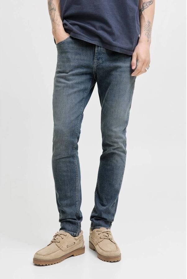 JACK & JONES JEANS INTELLIGENCE JJIGLENN JJFELIX slim fit jeans grey denim - Foto 2