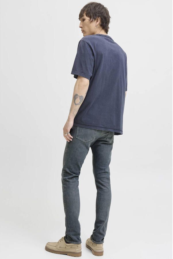 JACK & JONES JEANS INTELLIGENCE JJIGLENN JJFELIX slim fit jeans grey denim - Foto 3