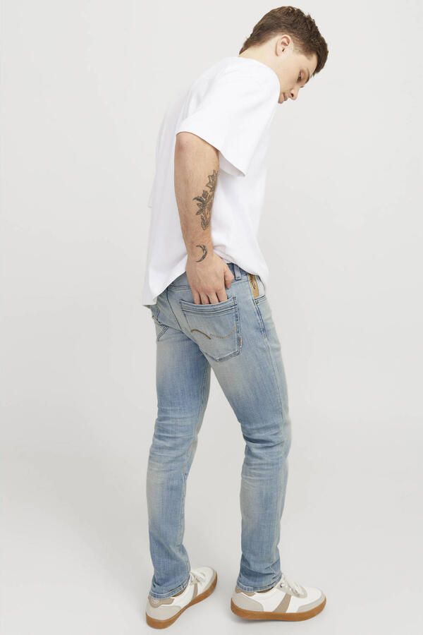 JACK & JONES JEANS INTELLIGENCE JJIGLENN JJLUKE slim fit jeans blue denim