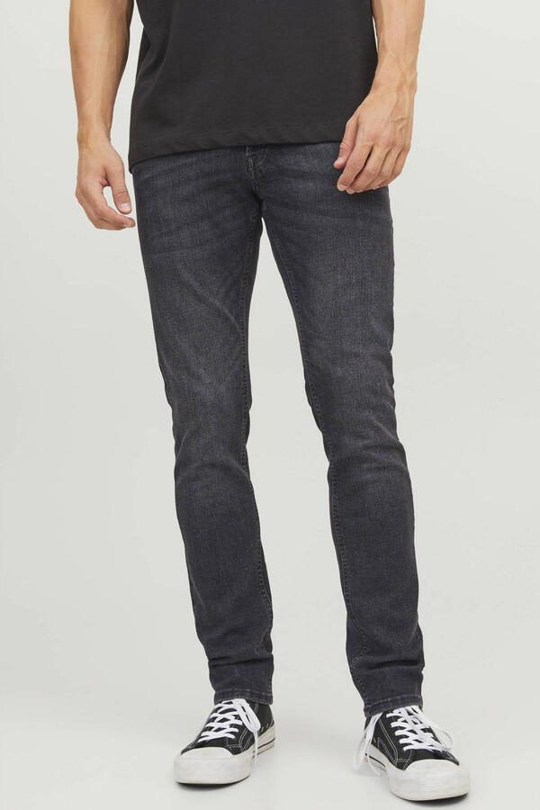 JACK & JONES JEANS INTELLIGENCE slim fit jeans JJIGLENN JJORIGINAL SQ 270 black denim