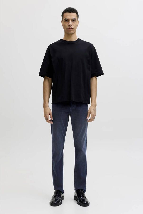 JACK & JONES JEANS INTELLIGENCE JJIGLENN JJORIGINAL slim fit jeans blauw
