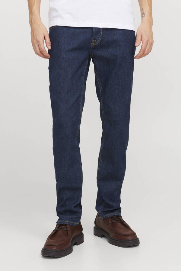 Jack & Jones Slim fit jeans JJIGLENN met used-look en stretchcomfort Slijtage-effecten modieus slim fit katoenmix