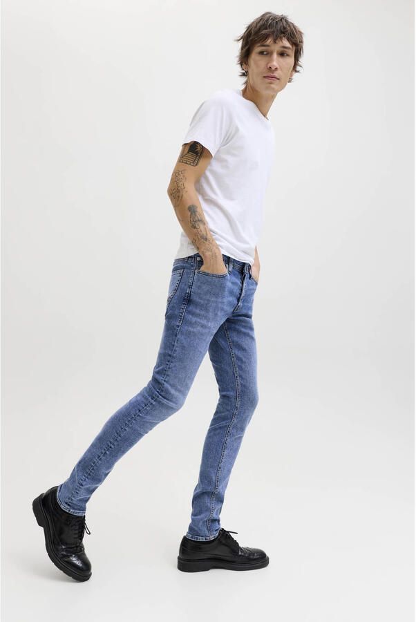 JACK & JONES JEANS INTELLIGENCE JJIGLENN JJORIGINAL slim fit jeans blue denim - Foto 3