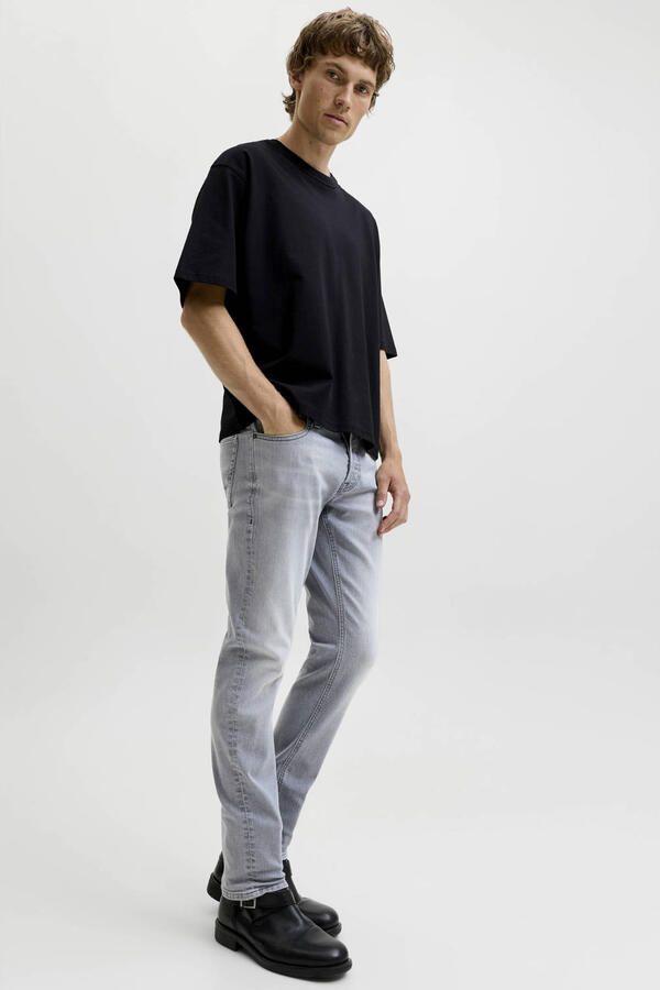 JACK & JONES JEANS INTELLIGENCE JJIGLENN JJORIGINAL slim fit jeans grijs - Foto 2
