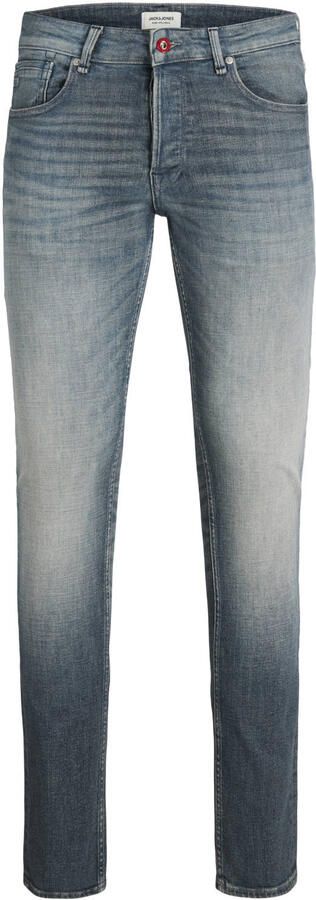 JACK & JONES JEANS INTELLIGENCE JJIGLENN JJROY slim fit jeans blauw