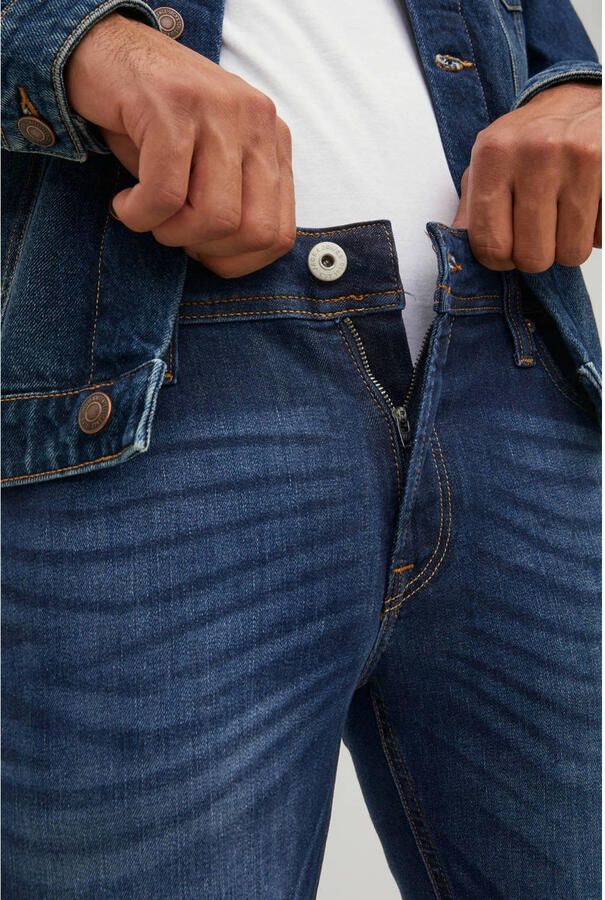 JACK & JONES JEANS INTELLIGENCE JJILIAM skinny jeans blue denim - Foto 2