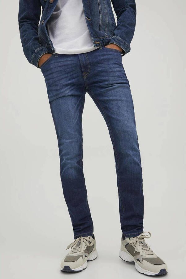 JACK & JONES JEANS INTELLIGENCE JJILIAM skinny jeans blue denim