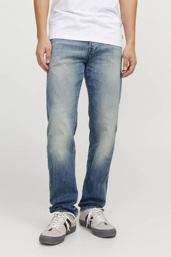 JACK & JONES JEANS INTELLIGENCE JJIMIKE JJCADE tapered jeans blue denim - Foto 2