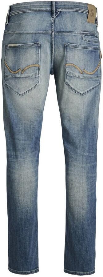 JACK & JONES JEANS INTELLIGENCE JJIMIKE JJCADE tapered jeans blue denim