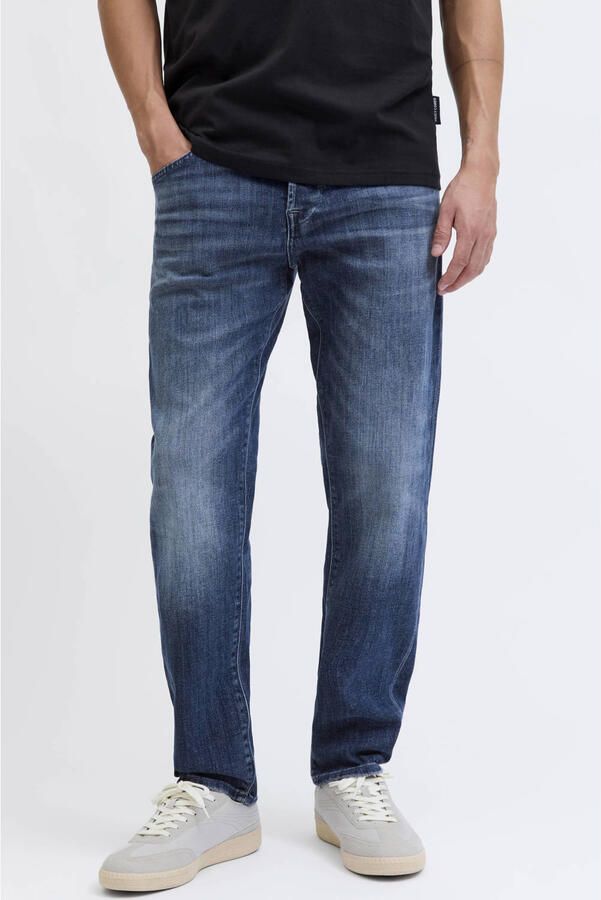 JACK & JONES JEANS INTELLIGENCE JJIMIKE JJCADE tapered jeans blue denim