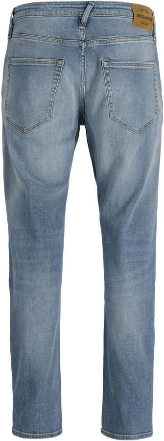 JACK & JONES JEANS INTELLIGENCE JJIMIKE JJCOOPER tapered jeans light blue denim