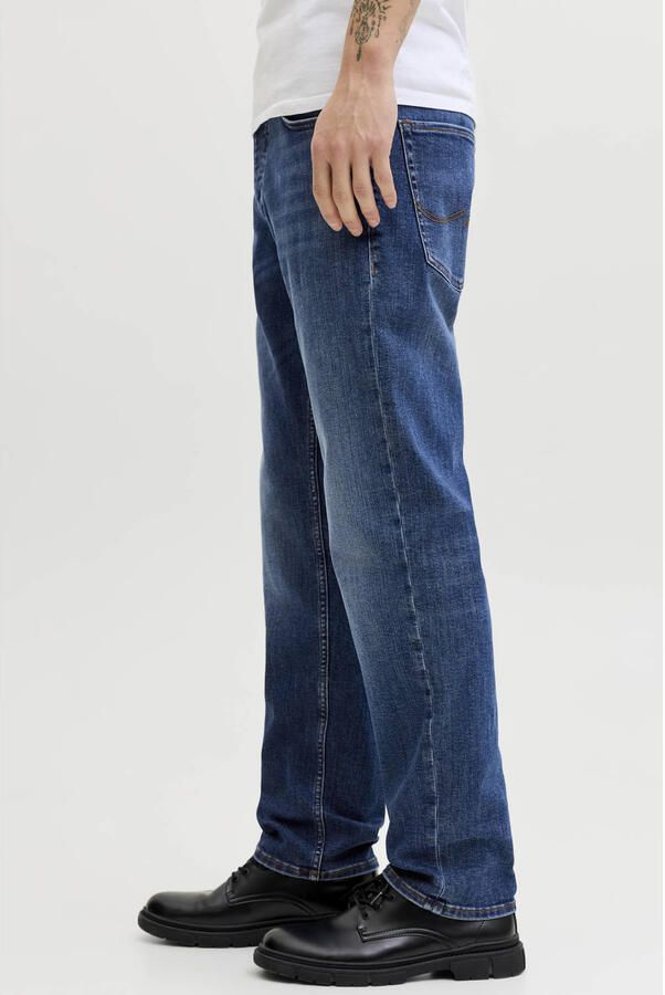 JACK & JONES JEANS INTELLIGENCE JJIMIKE JJORIGINAL tapered jeans dark blue denim - Foto 2
