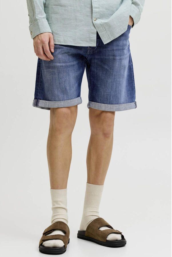 JACK & JONES JEANS INTELLIGENCE JJIRICK JJCADE regular short medium blue denim