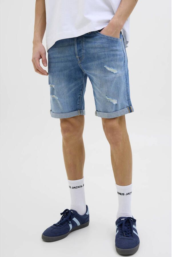 JACK & JONES JEANS INTELLIGENCE JJIRICK JJFOX denim regular short blue denim - Foto 2