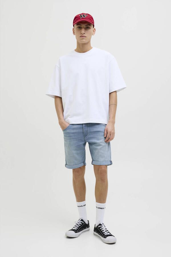 JACK & JONES JEANS INTELLIGENCE JJIRICK JJFOX denim regular short blue denim - Foto 4