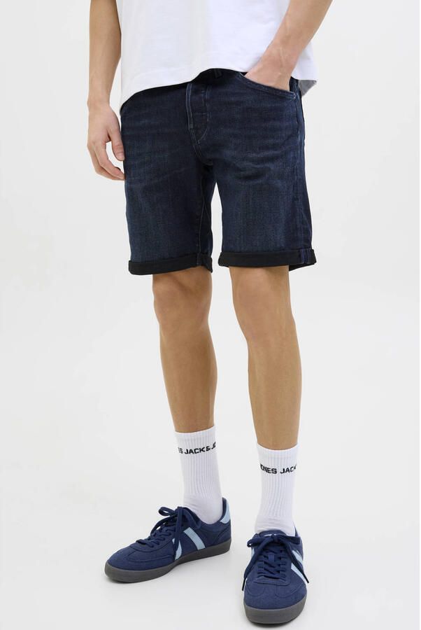 JACK & JONES JEANS INTELLIGENCE JJIRICK JJFOX denim regular short dark blue denim