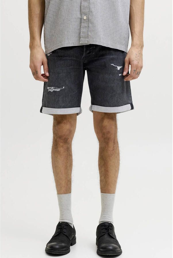 JACK & JONES JEANS INTELLIGENCE JJIRICK JJICON denim regular short black denim
