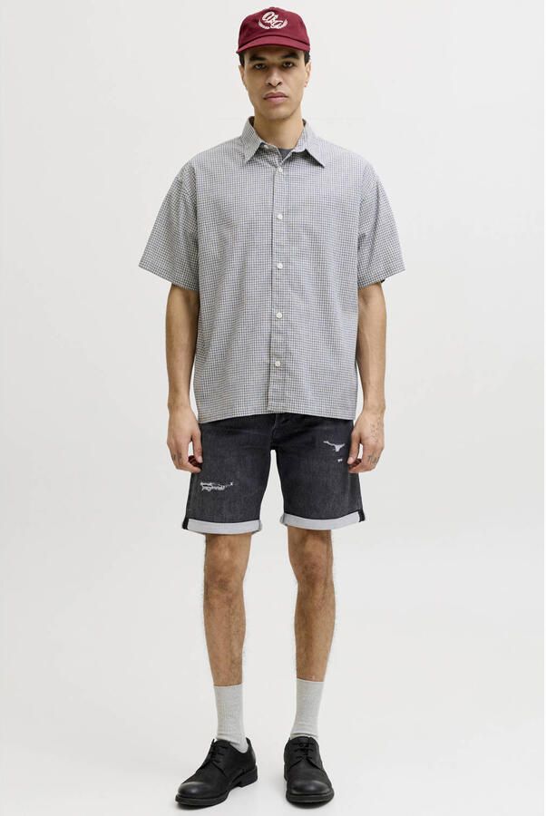 JACK & JONES JEANS INTELLIGENCE JJIRICK JJICON denim regular short black denim - Foto 2