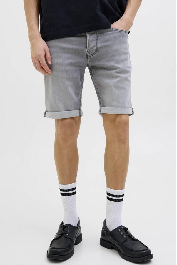 JACK & JONES JEANS INTELLIGENCE JJIRICK JJICON denim regular short grey denim