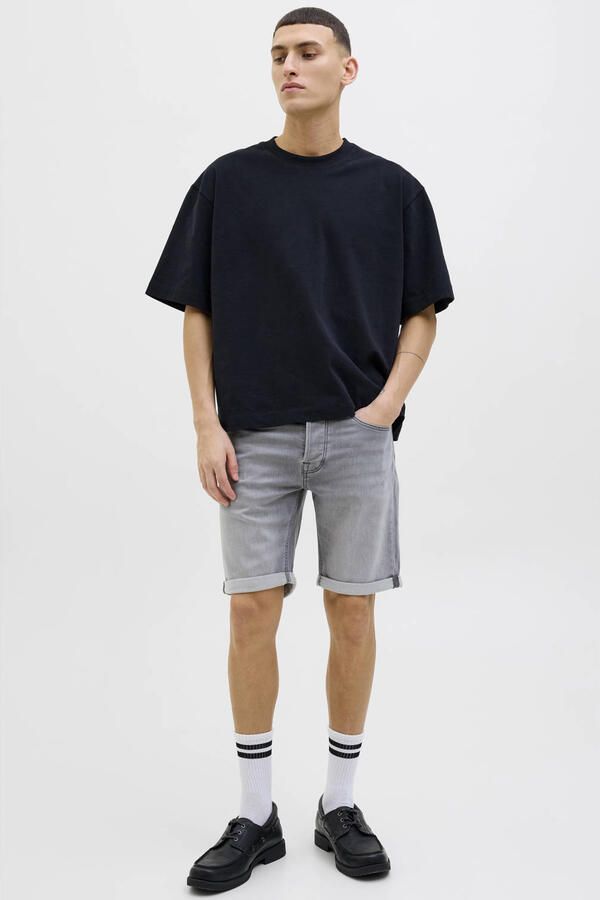 JACK & JONES JEANS INTELLIGENCE JJIRICK JJICON denim regular short grey denim - Foto 2