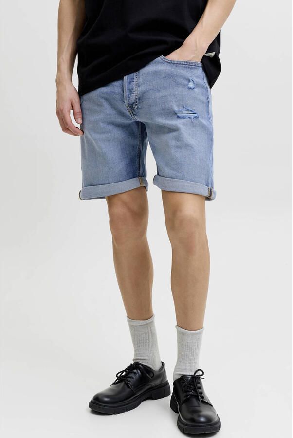JACK & JONES JEANS INTELLIGENCE JJIRICK JJIORIGINAL denim regular short blue denim