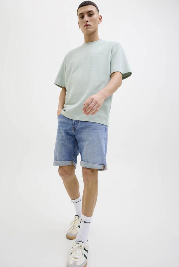 JACK & JONES JEANS INTELLIGENCE JJIRICK JJIORIGINAL denim regular short blue denim - Foto 3