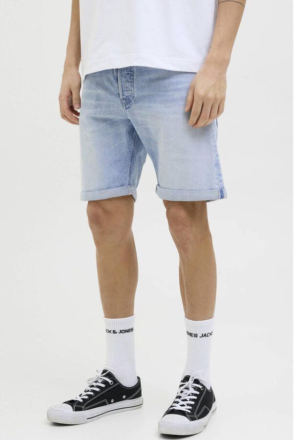 JACK & JONES JEANS INTELLIGENCE JJIRICK JJIORIGINAL denim regular short light blue denim - Foto 3