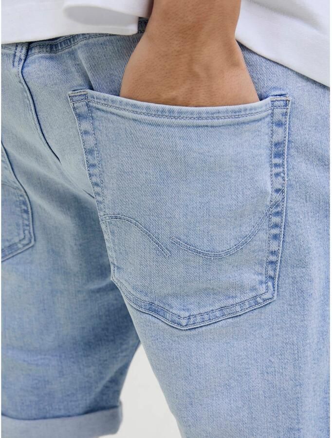 JACK & JONES JEANS INTELLIGENCE JJIRICK JJIORIGINAL denim regular short light blue denim - Foto 2