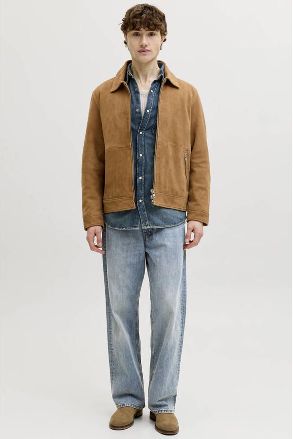 JACK & JONES JEANS INTELLIGENCE JJITED JJCLASSIC loose fit jeans light blue denim - Foto 3