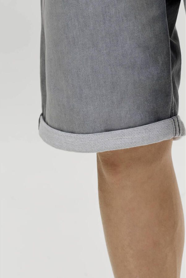 JACK & JONES JEANS INTELLIGENCE JJITONY JJASHER relaxed short grey denim - Foto 3
