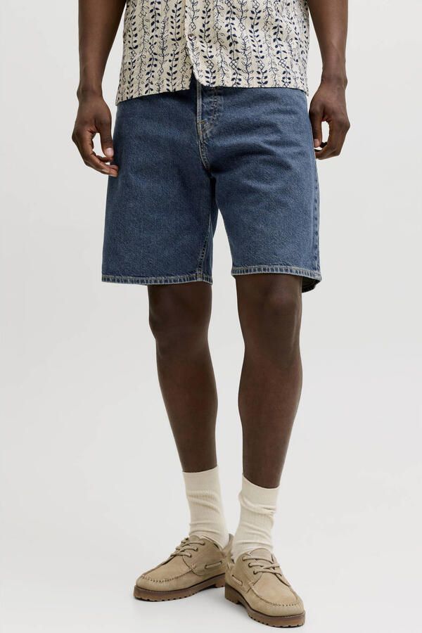 JACK & JONES JEANS INTELLIGENCE JJITONY JJORIGINAL denim relaxed short dark blue denim