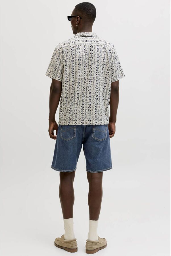 JACK & JONES JEANS INTELLIGENCE JJITONY JJORIGINAL denim relaxed short dark blue denim - Foto 2