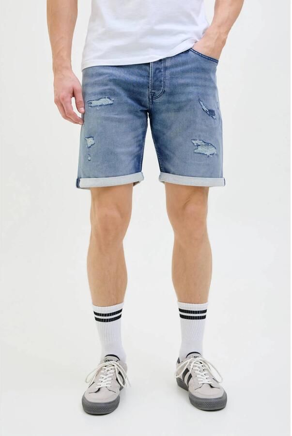JACK & JONES JEANS INTELLIGENCE regular denim short blue denim - Foto 3