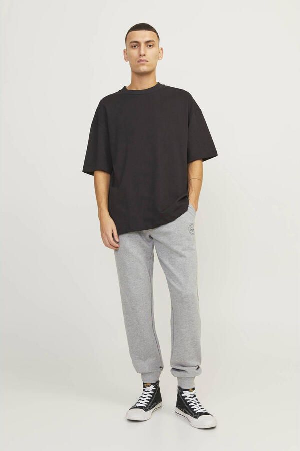 JACK & JONES JEANS INTELLIGENCE regular fit broek JJIGORDON JJSHARK light grey melange - Foto 2