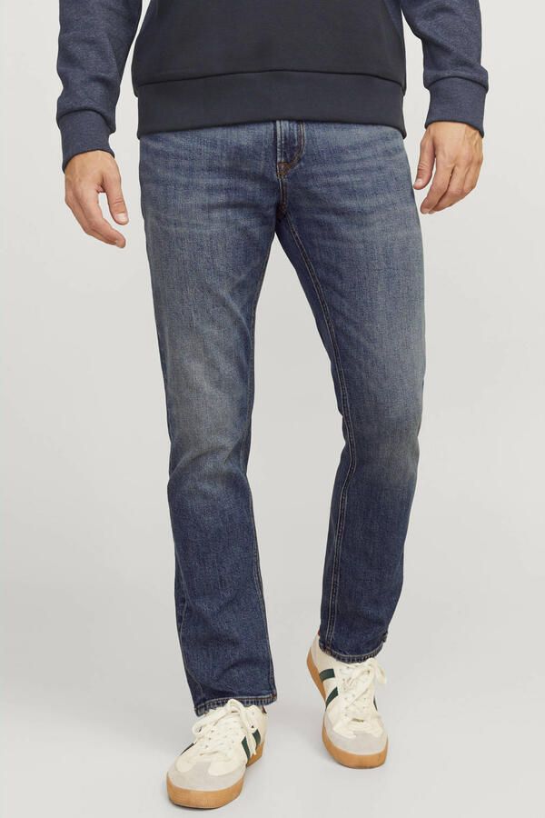 Jack & Jones Regular fit jeans JJICLARK in used-look stretchcomfort en lage taille